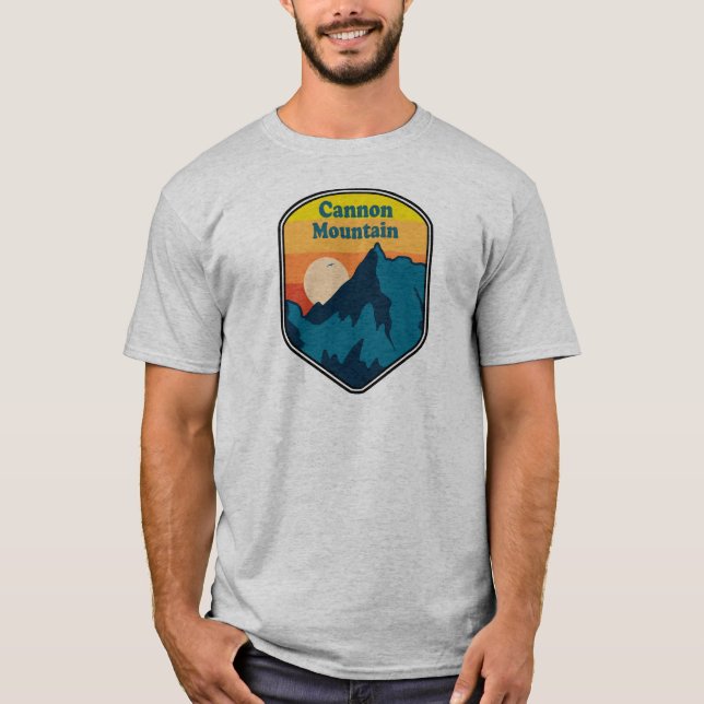 T-shirt Cannon Mountain New Hampshire Sunrise (Devant)