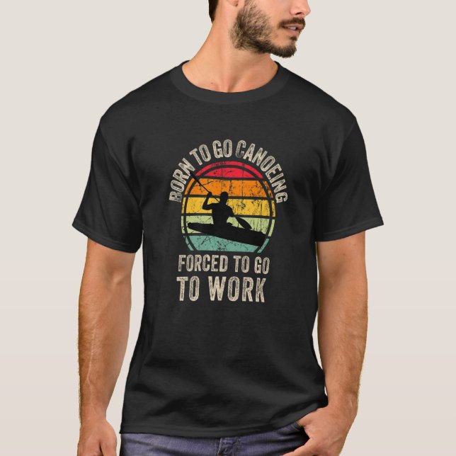 T-shirt Canoë cool Kayak Graphic Canoë paddle M (Devant)