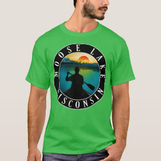 T-shirt Canoë de Moose Lake Wisconsin 2