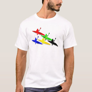 T-shirt Canoë-kayak Canoë sports nautiques kyak