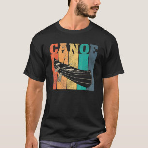T-shirt Canoë Retro Sports nautiques Rivière Vintage Canoë