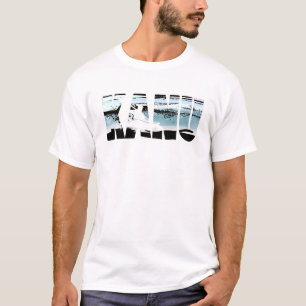 T-shirt Canoë Vagues Vintages Sports nautiques