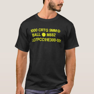 T-shirt Canon 9 MM Ammo