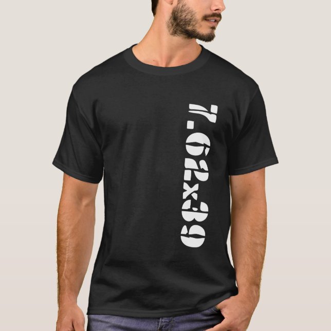 T-shirt Canon de calibre 7,62X39 AK-47 AK-Ammo (Devant)