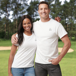 T-shirt Canons de golf personnalisés avec monogramme class