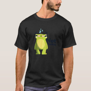 T-shirt Canons De Grenouille Pas Aujourd'Hui Mauvais Somme