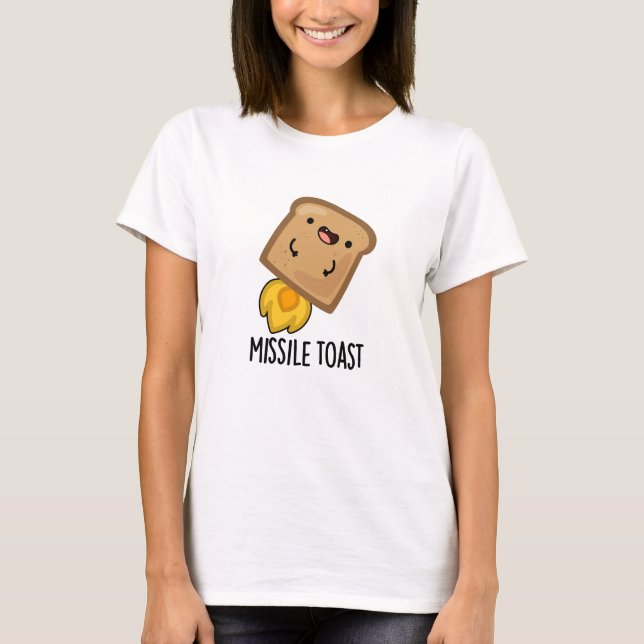 T-shirt Canons Mistletoe Drôle Toast Missile (Devant)