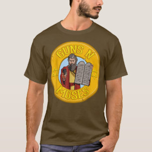 T-shirt Canons N Moses Pâque Juive Pun Défense Israélienne