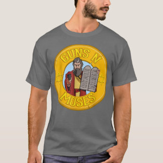 T-shirt Canons N Moses Pâque Juive Pun Défense Israélienne