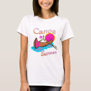 T-shirt Canot de camping
