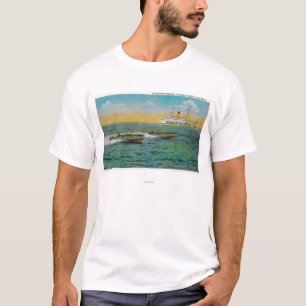 T-shirt Canotage de vitesse en île de Catalina, la
