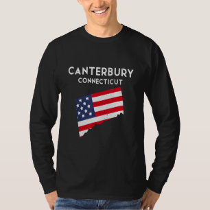 T-shirt Canterbury Connecticut USA State America Travel Co