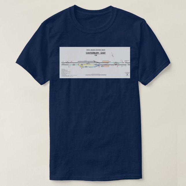 T-shirt Canterbury Est 1979 (Design devant)