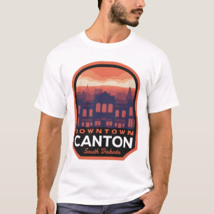 T-shirt Canton South Dakota Historic Downtown