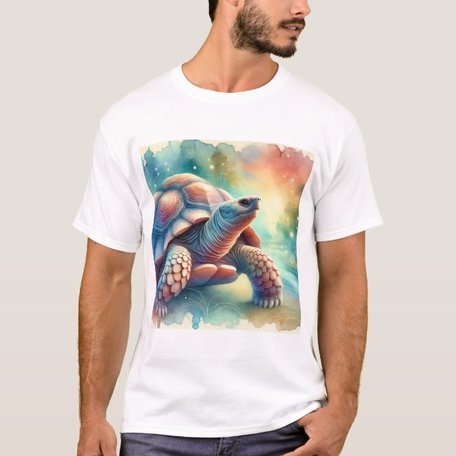 T-shirt Cantors giant softshell turtle 250924AREF118 - Wat (Devant)