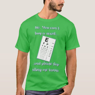 T-shirt Canx27t Acheter Un Vowel Drôle Oeil Professionnel
