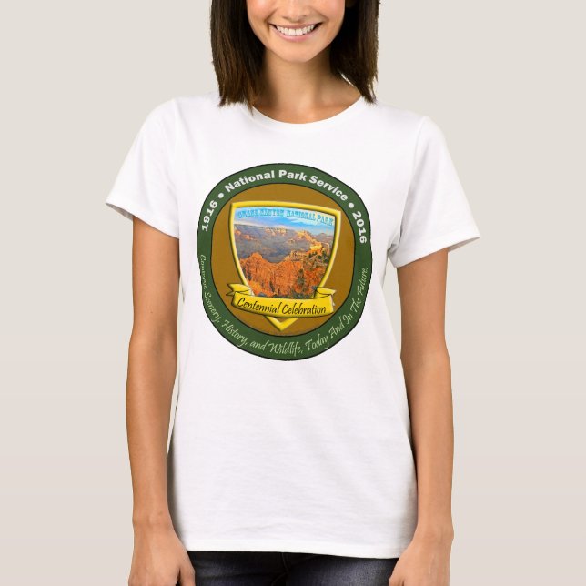 T-shirt Canyon grand de chemise centennale de parc (Devant)
