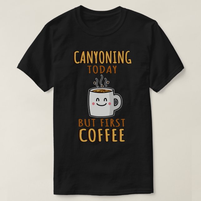 T-shirt Canyoning agréable (Design devant)