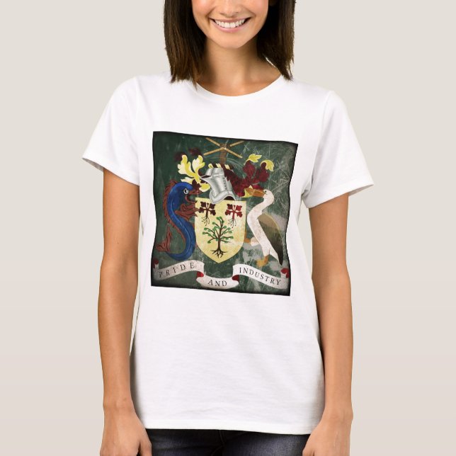 T-shirt CAO de Barbade stylisée (Devant)