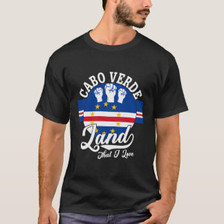 T-shirt Cap Vert Cabo Verde Terre Que J'Aime Cap Vert