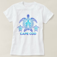 Cape Cod Massachusetts MA Blue Sea Turtle Souvenir