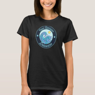 T-shirt Cape Henlopen De Delaware Souvenir Surfer Nautique