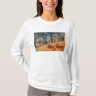 T-shirt Cape May, New Jersey - Scènes de grandes lettres