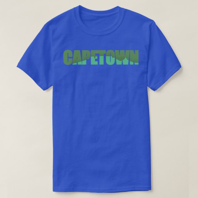 T-shirt Cape Town Table Mountain Design 2 (Design devant)