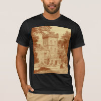 T-Shirt - 'Capernwray Hall' (Custard/Cinnamon)