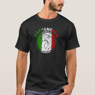 T-shirt Capisci Vaffanculo Drapeau Italien Geste main