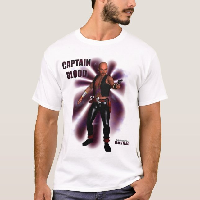 T-shirt Capitaine Blood (Devant)