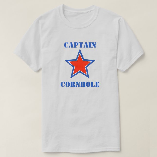 T-shirt Capitaine Cornhole (Design devant)