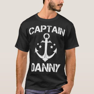 T-shirt CAPITAINE DANNY Drôle Anniversaire Nom personnalis