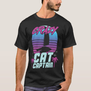 T-shirt Capitaine de catamaran fou marin à voile 3