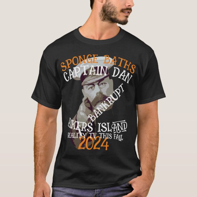 T-SHIRT CAPITAINE DE FAILLITE DAN REALITY TV 2024 (Devant)