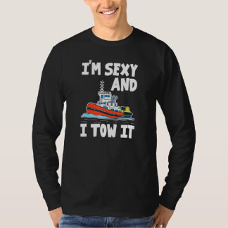 T-shirt Capitaine de remorqueur Bateau remorqueur conducte