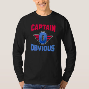 T-shirt Capitaine Évident Mème Superhero