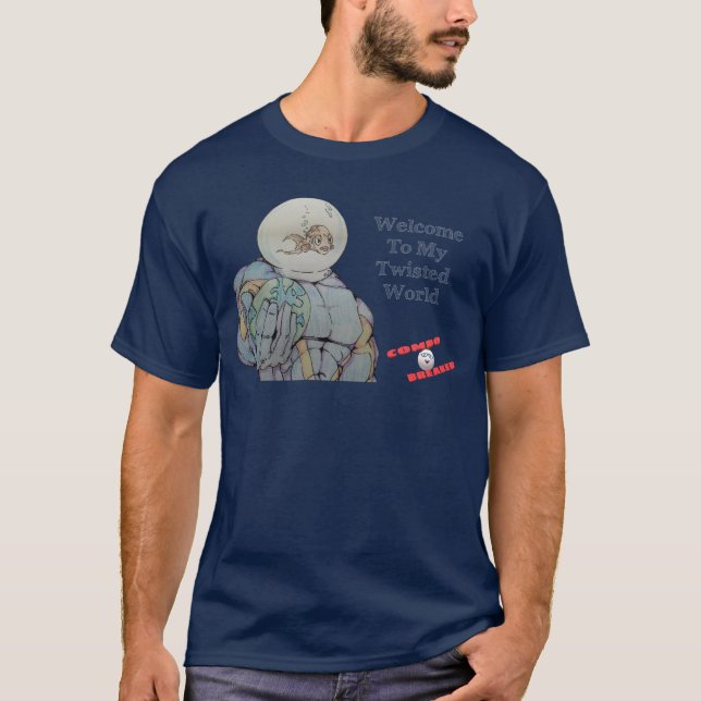 T-shirt Capitaine Fishbowl Head - briseur combiné (Devant)