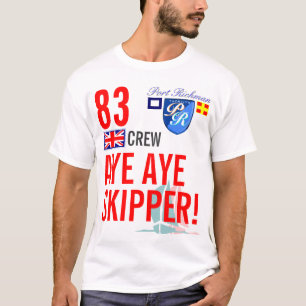 T-shirt Capitaine Grande-Bretagne BRITANNIQUE nautique de