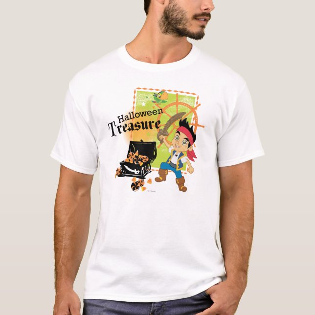T-shirt Capitaine Jake| Trésor d'Halloween (Devant)