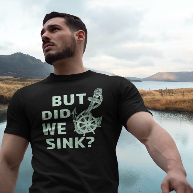 T-shirt Capitaine Nautique Drôle Mais Avons-Nous Écoulé Ba (Créateur téléchargé)