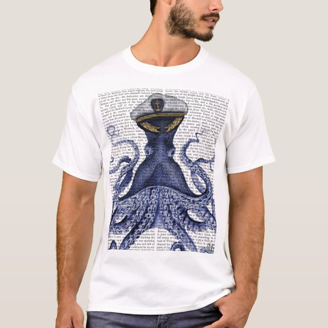 T-shirt Capitaine Octopus (Devant)