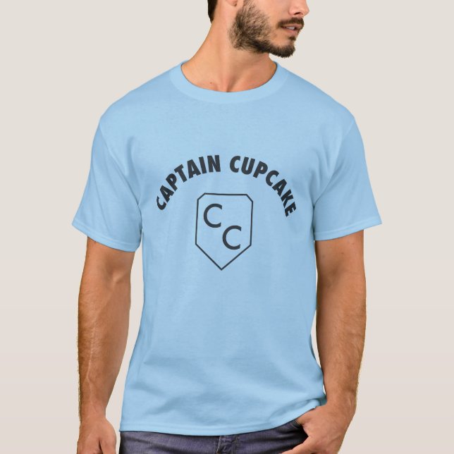 T-shirt Capitaine officiel Cupcake Shirt (Devant)
