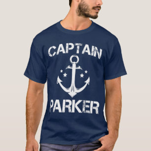 T-shirt CAPITAINE PARKER Funny Anniversaire Nom personnali