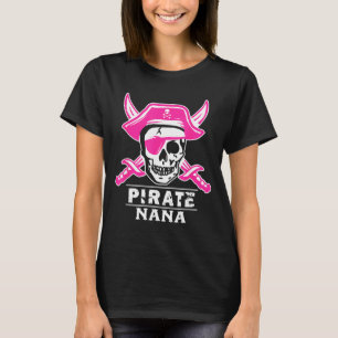 T-shirt Capitaine Pirate Nana Pirate Nana Grand-mère drôle