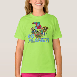 T-shirt Capitaine Planète et les Planètes - Allez Planète