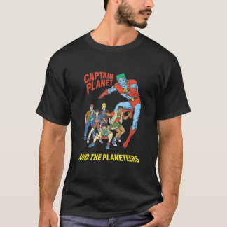 T-shirt Capitaine Planète Planètes Logo United Retro 