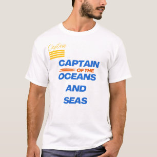 T-shirt Capitaine sur terre et mer
