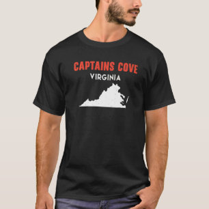 T-shirt Capitaines Cove Virginia USA State America Travel