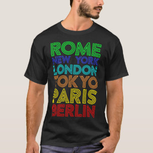 T-shirt Capitales